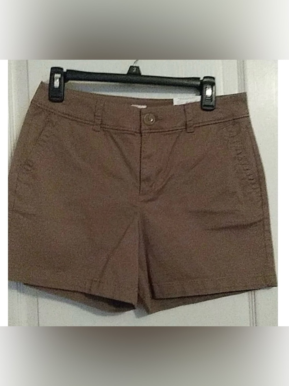 Women’s Casual Mid-Rise Brown Shorts